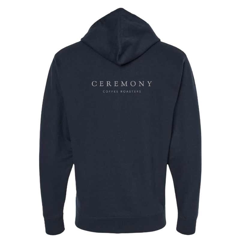 Ceremony Coffee Zip Hoodie - Navy