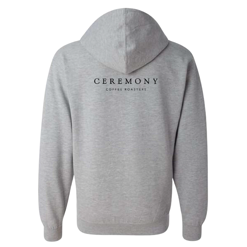 Ceremony Coffee Zip Hoodie - Heather Grey