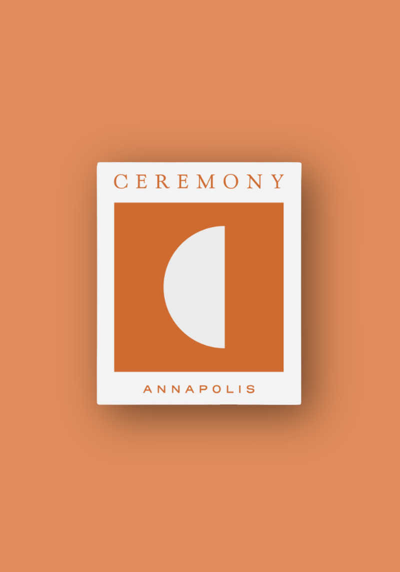 Ceremony Annapolis Sticker